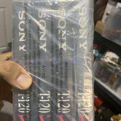 Sony VHS Cassettes 4 Pc New