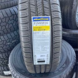 215/65R16 Set Of 4 Goodyear A/S New Tires 