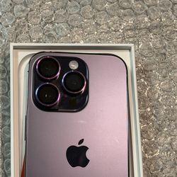 iPhone 14 PRO 256GB UNLOCKED Deep Purple Like New 