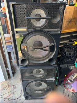 Vintage Sony Speakers - $45 - Stereo, Receiver, Amp,