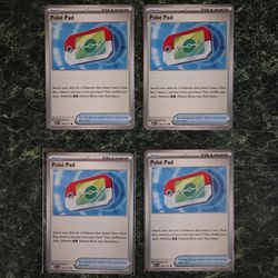 Ascended heroes  pokepad base card set of 4
