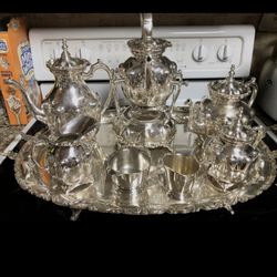 7pc International ED DON 1511 SilverPlate Set Read Discr. Below 