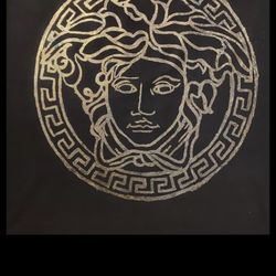 Large Foiled canvas Art