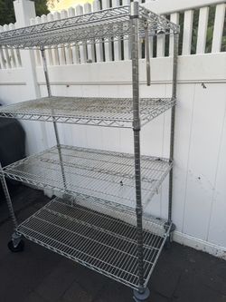 Chrome Wire Shelving 