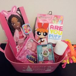Girly Easter Basket Bundle Pink 