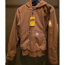 Carhartt Brown Men's Insulated Active Jacket Loose Fit
