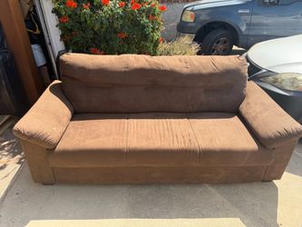 Brown sofa