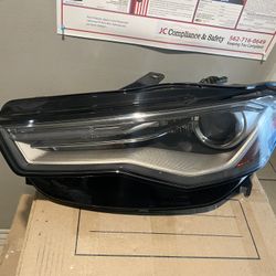 2016-2018 Audi A6 Left Headlight 