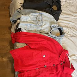 Jean Jackets (-$10 each or $25 for all 3)