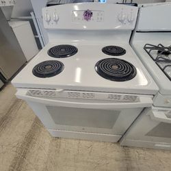 Ge Electric Stove Used Good Condition With 90day's Warranty.  Thumbnail
