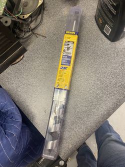 IRWIN WeldTec Auger Wood Drill Bit 1-1/2" X 17" ((contact info removed))