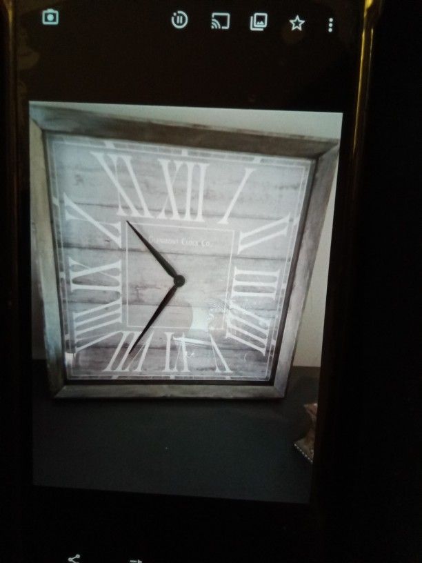 Wall Clock GREY NEW $15