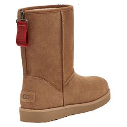UGG Women's Classic Logo Zip Boots - Chestnut