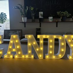 Candy Small Marquee Letters 