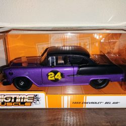 1:24 Jada Bigtime Muscle 1955 Chevy Bel Air Diecast