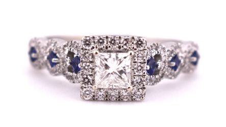 Vera Wang 14k White Gold Engagement Ring 