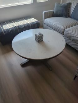 Pottery Barn Marble Top Coffee Table