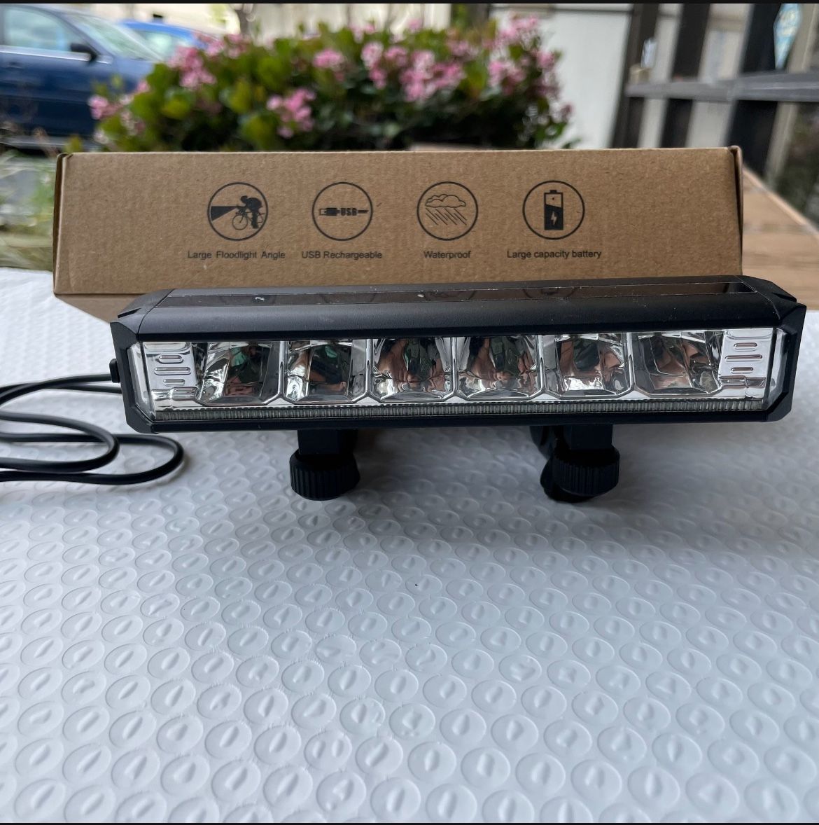 Rechargeable LED Lights For Bike, Scooters, Mini Bikes 