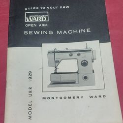 Montgomery Ward Sewing Machine Manuel