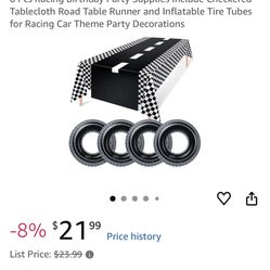 Race Car Party Supplies 6 Pieces