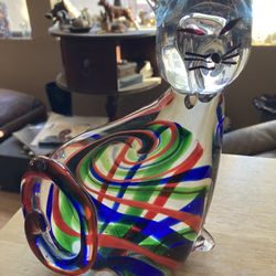 Vintage Murano Cat