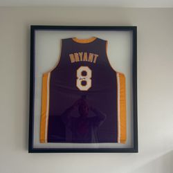 Kobe Bryant Signed And Framed Jersey