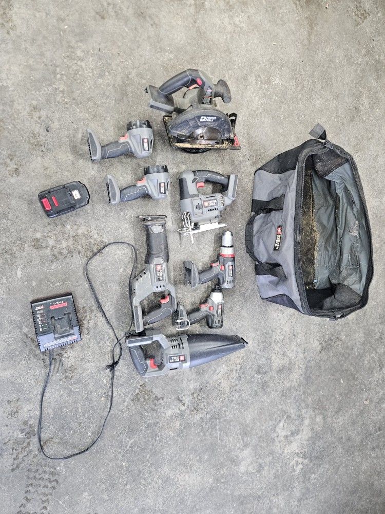 Porter Cable 18 V Power Tool Set