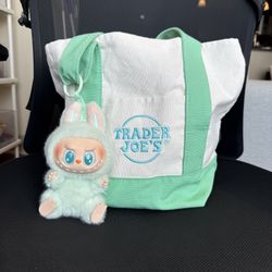 Trader Joe’s Mini Tote With Matching Labubu