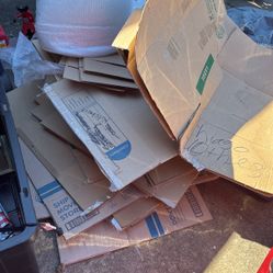 FREE BOXES AND BUBBLE WRAP