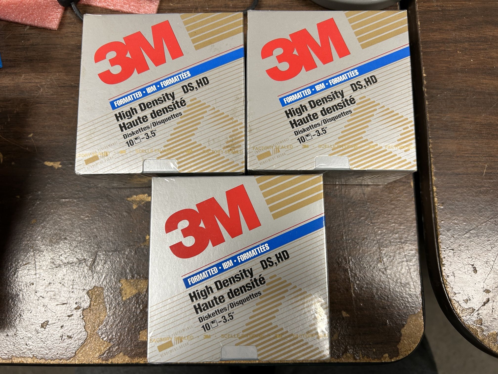 3M High Density 3.5” Diskette (3 Packs of 10)