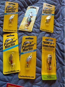 A variety of Trout lures