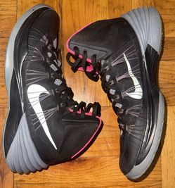 Nike Hyperdunk 2013 Black/ Silver Pink - Size 10.5M
