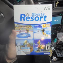 New Mint  Sealed Nintendo Wii Sports Resort Big Box With Motion Plus  Controller Adapter And Silicone Holder