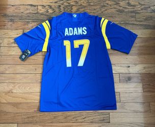 Black Los Angeles Blue Or Black Rams Jared verse #8 jersey Not Nacua Stafford Adams 