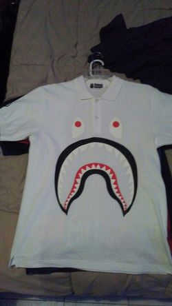 Bape shark polo