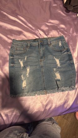 Denim skirt