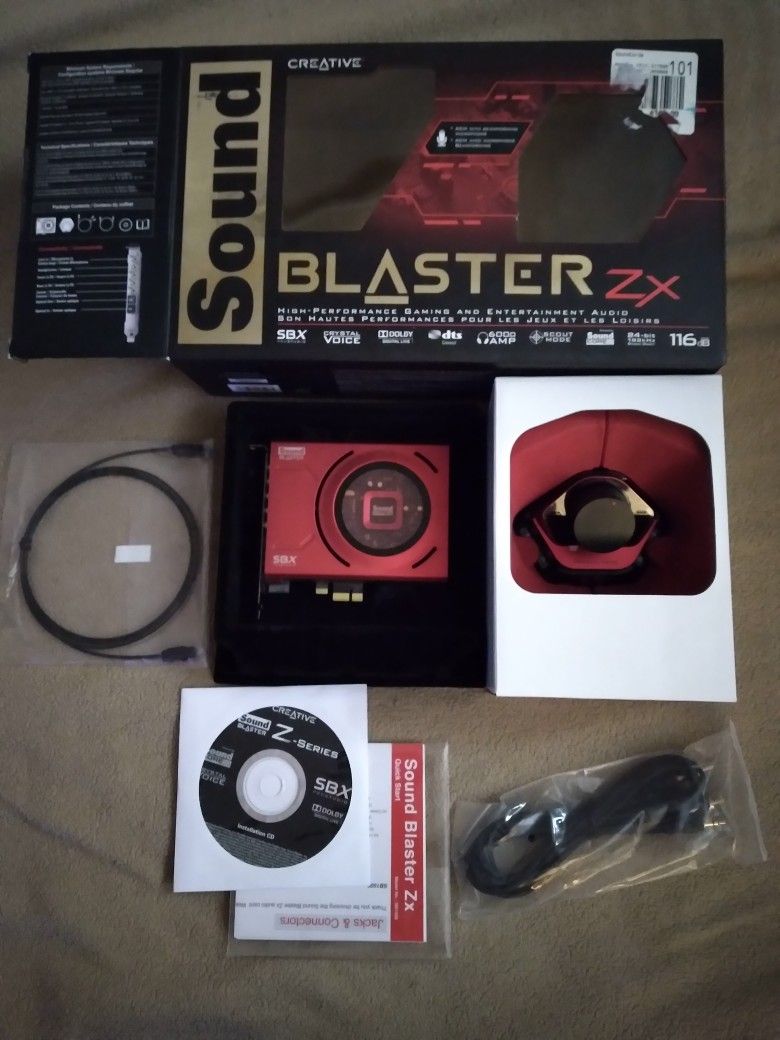 SOUNDBLASTER ZX - PCIe (Open Box)
