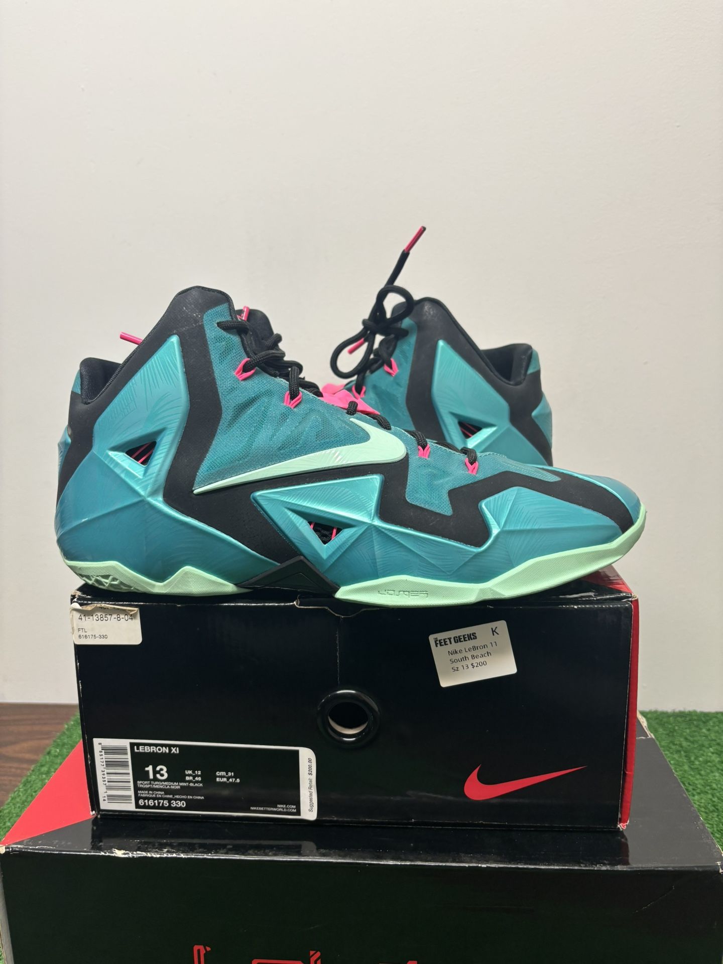 Nike LeBron 11 South Beach Size 13 $150