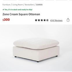 Living Space Ottoman.