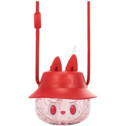 Pop Mart Labubu The Monsters Wacky Mart Series Tomato Red Tumbler