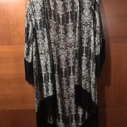 Sheer Fringe Cardigan Size M