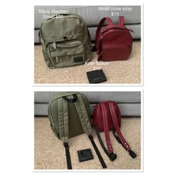 Back Packs And Kate Spade Wallet 