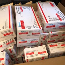 Sysco Classic High Performance Black Nitrile Gloves New 
