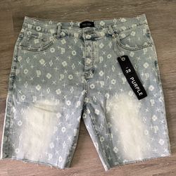 PURPLE JEANS SHORTS