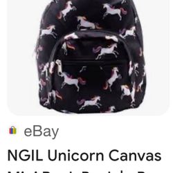 Unicorn Mini Backpack, New