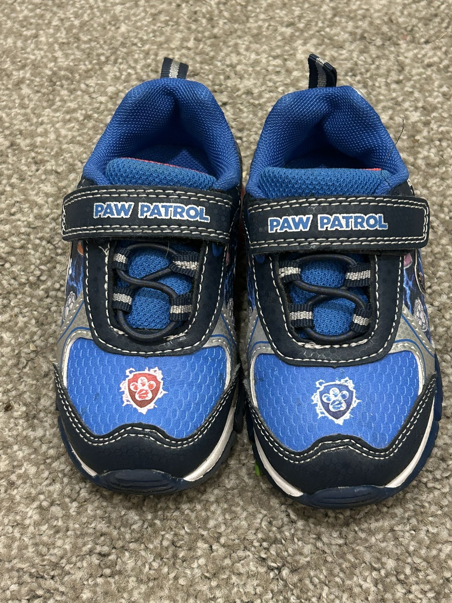 Boys Toddler Size 7 Paw Patrol Tennis Shoes
