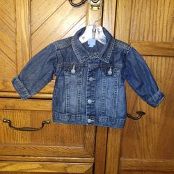 Infant Size 9-12 Mos. Snap Denim Jacket Excellent Condition PRICE Is Firm 