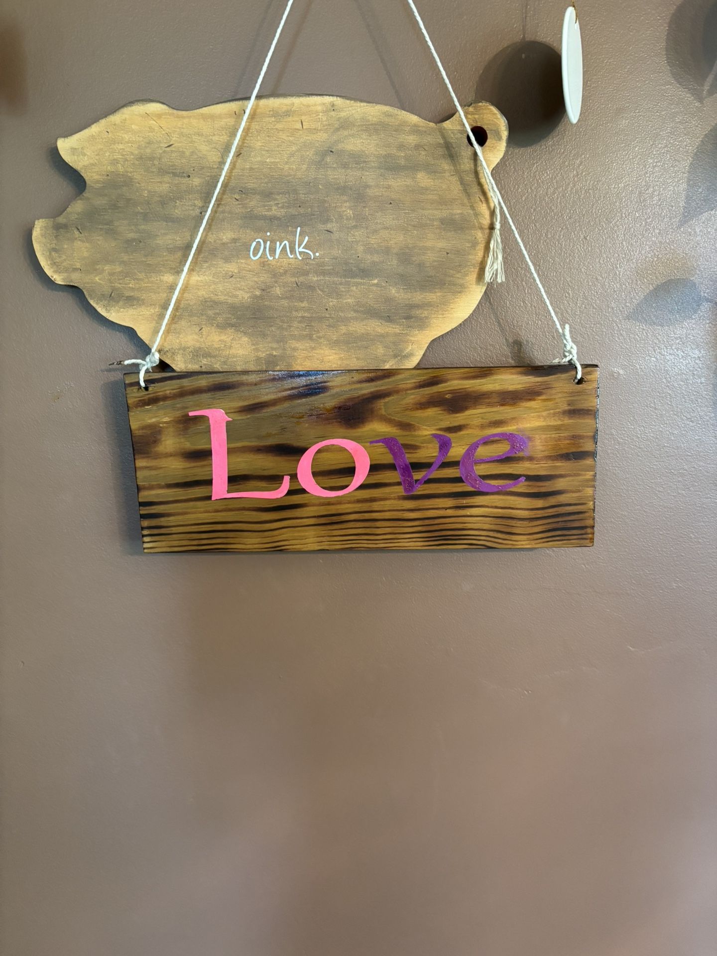 “ Love “ Hanging Sign