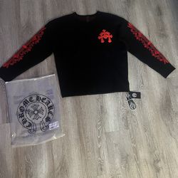 Chrome heart sweater