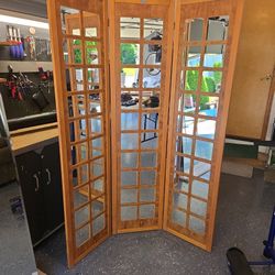 Standing Three Way Mirror